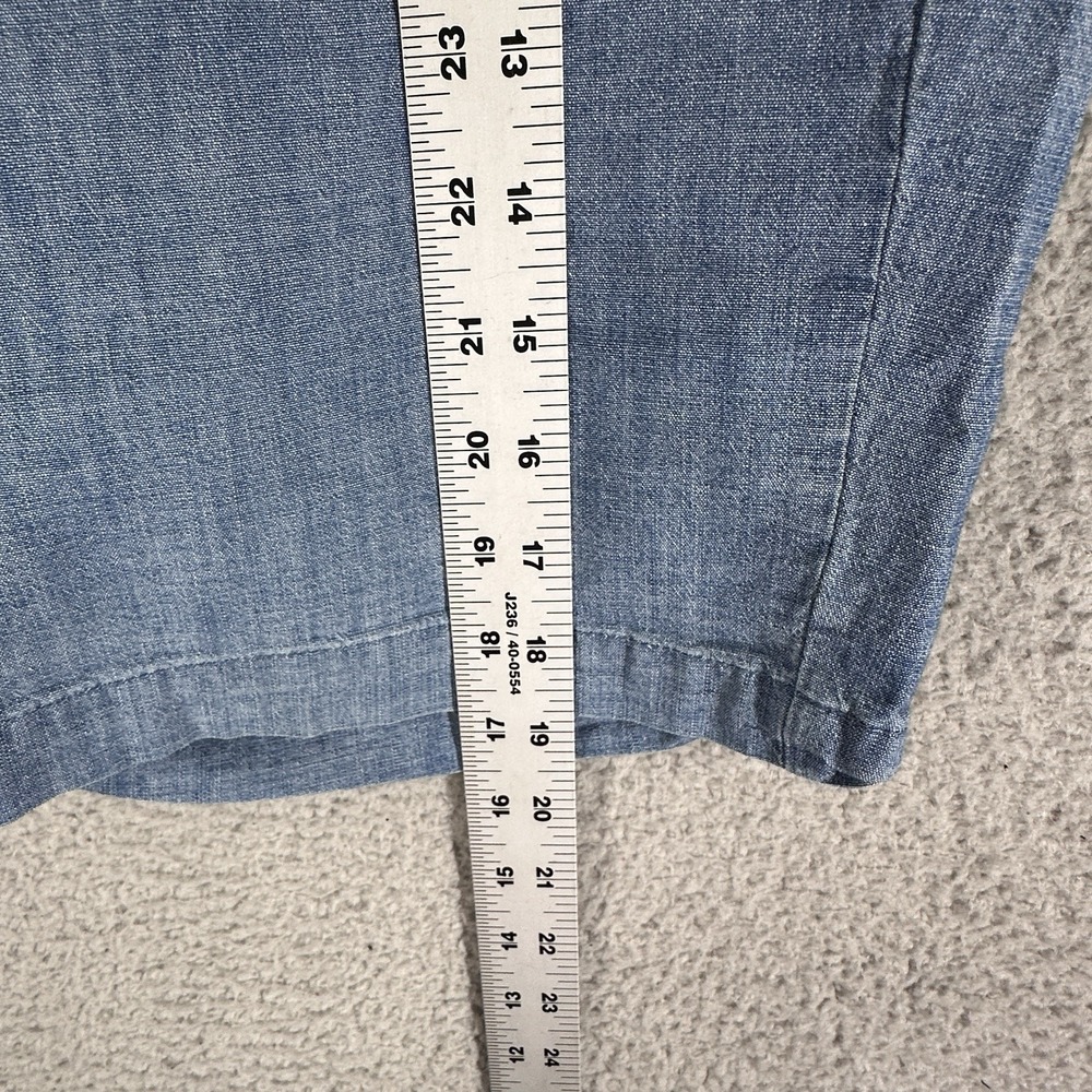Gap Shorts Mens Size 30 Blue Essential Khaki 10" Flat Front Classic Preppy Beach - Picture 3 of 8